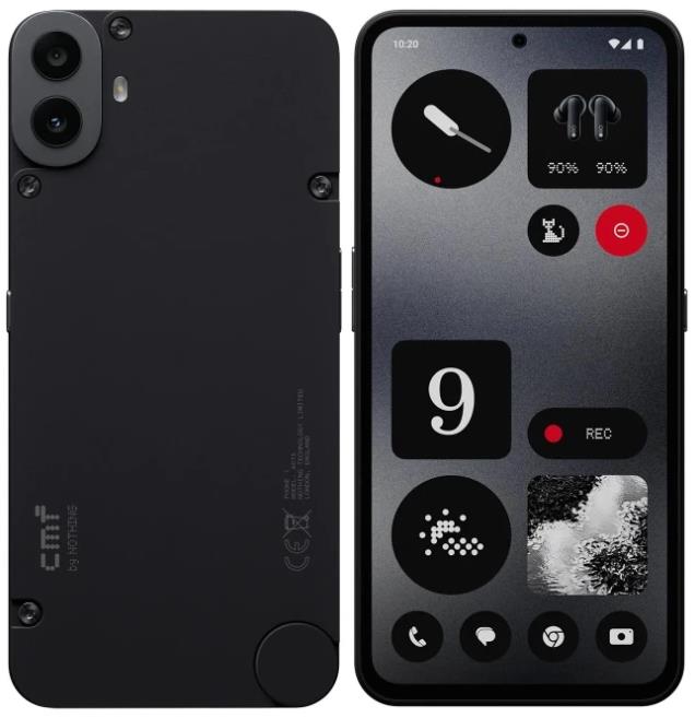 Изображение Смартфон CMF Phone 1 (128 Гб/8 Гб) черный