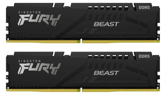 Изображение Оперативная память 2x32 GB DDR5 Kingston Fury Beast (44800 Мб/с, 5600 МГц, CL36)