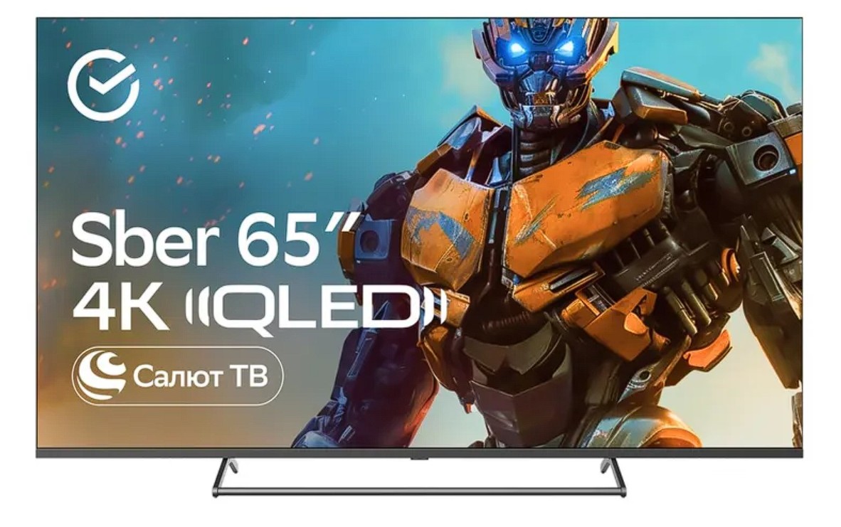 Изображение Телевизор Sber SDX-65UQ5231T 65" 4K Ultra HD Smart TV черный