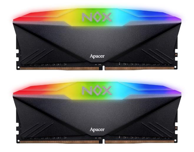 Изображение Оперативная память 2x16 GB DDR4 Apacer NOX RGB Black (25600 МБ/с, 3200 МГц, CL16)