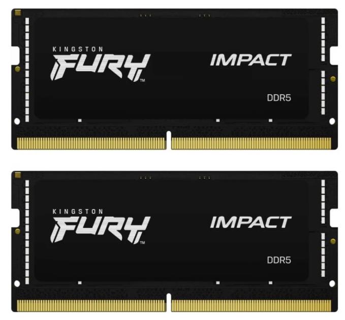 Изображение Оперативная память 2x32 GB DDR5 Kingston Fury Impact SO-DIMM (38400 Мб/с, 4800 МГц, CL38)