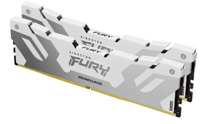 Изображение Оперативная память 2x16 GB DDR5 Kingston Fury Renegade White (48000 Мб/с, 6000 МГц, CL32)