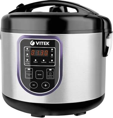 Изображение Мультиварка VITEK VT-4202 Prive (900 Вт/5 л /черный, серебристый)