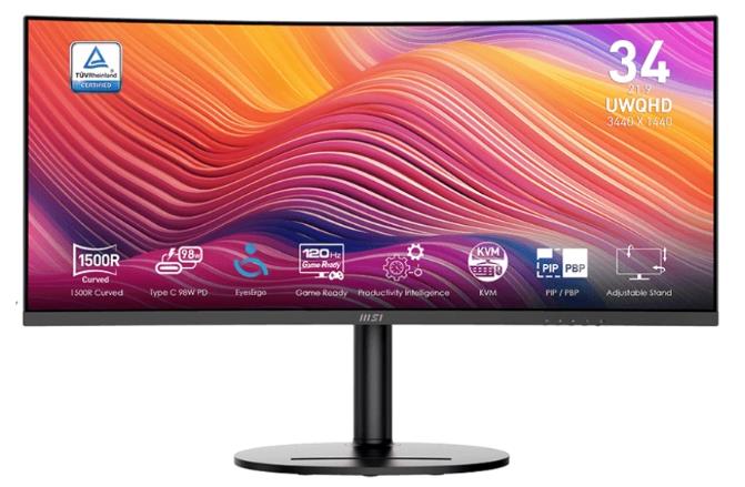Изображение Монитор MSI Modern MD342CQP (34 "/3440x1440/TFT *VA)