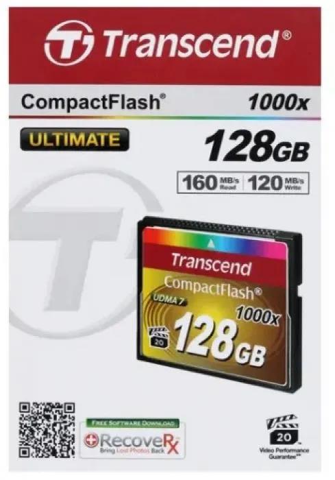 Изображение Карта памяти Transcend CompactFlash  128 Гб  TS128GCF1000