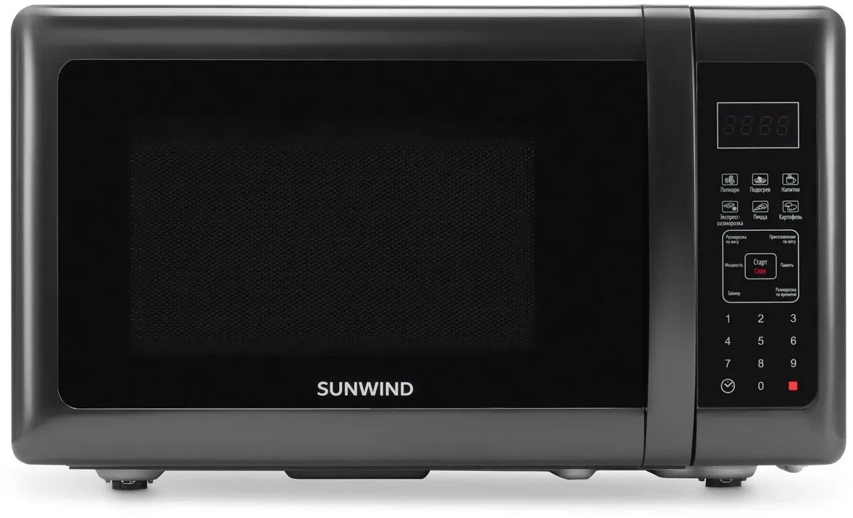 Изображение Микроволновая печь Sunwind SUN-MW007 (700 Вт  20 л    черный)