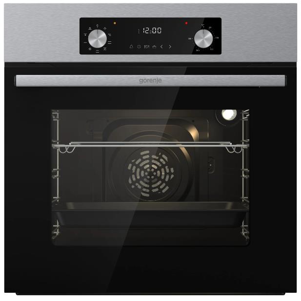 Изображение Духовой шкаф Gorenje BO6737E02NX (73 л , чёрный, серебристый)