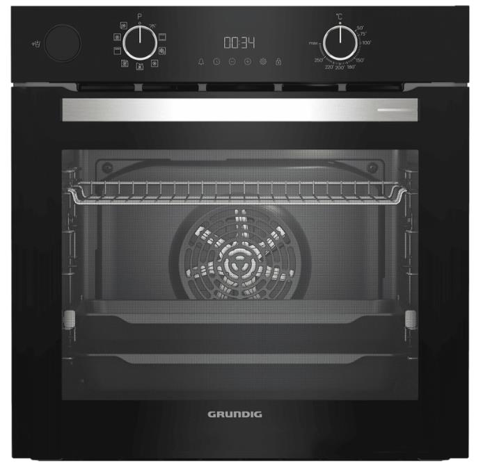 Изображение Духовой шкаф Grundig GEDM12300B (72 л , чёрный)