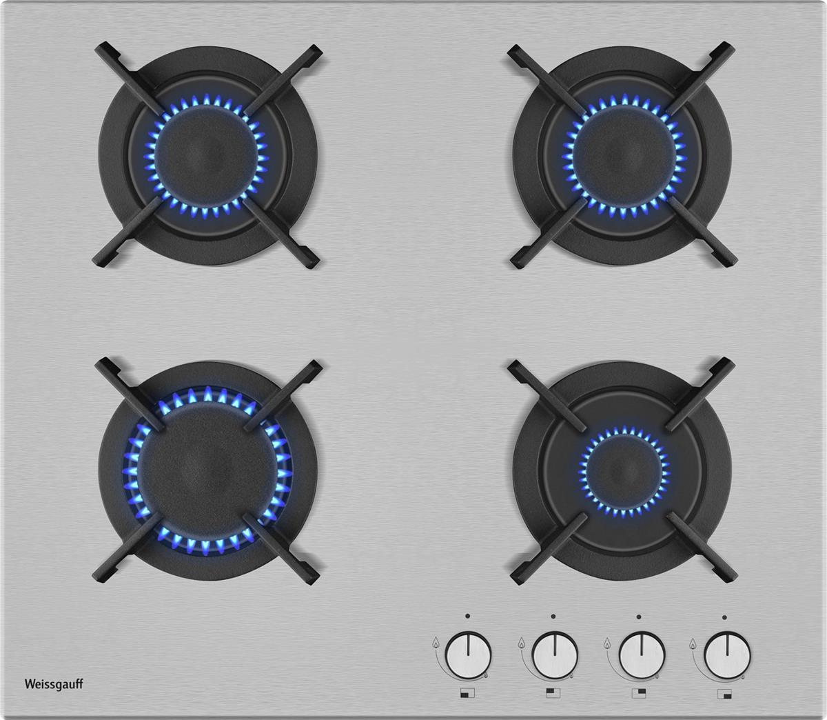 Изображение Варочная панель Weissgauff HGG 640 XRV (нержавеющая сталь)