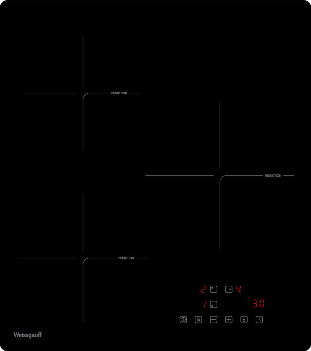 Изображение Варочная панель Weissgauff HI 430 BA Cross (черный)