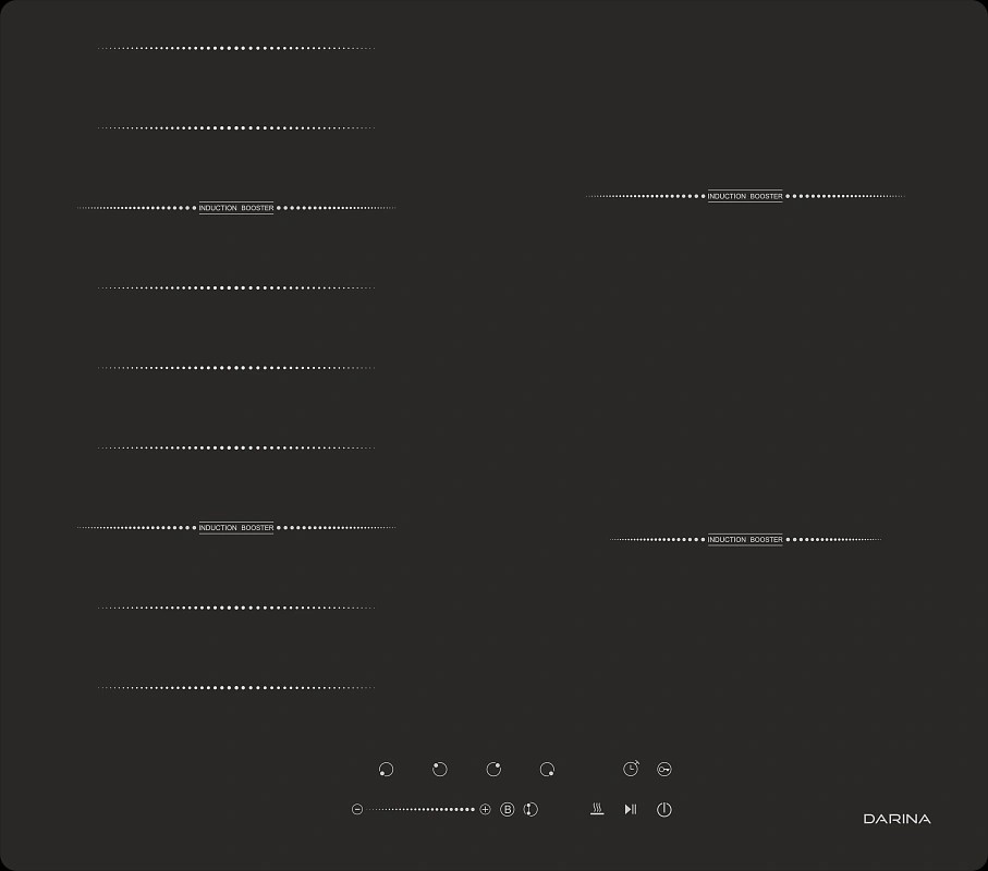 Изображение Варочная панель Дарина 6Р9 EI304 B (черный)