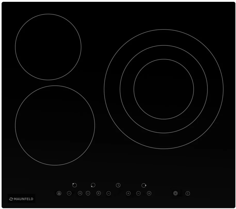 Изображение Варочная панель MAUNFELD EVCE.593.T-BK (черный)