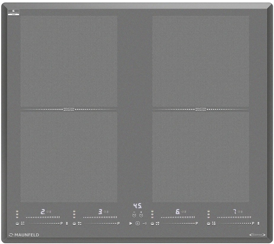 Изображение Варочная панель MAUNFELD CVI594SF2LGR Inverter (серый)