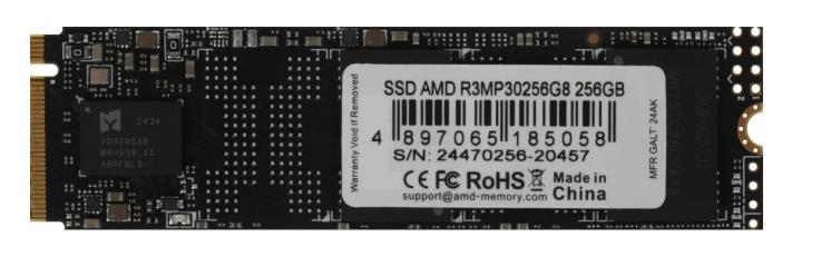 Изображение SSD диск AMD R3 Series 256 Гб 2280 (R3MP30256G8)