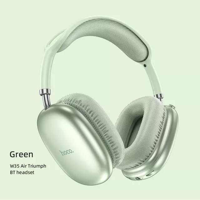Изображение Bluetooth-гарнитура/наушники Hoco (6942007616362) W35 (зеленый)