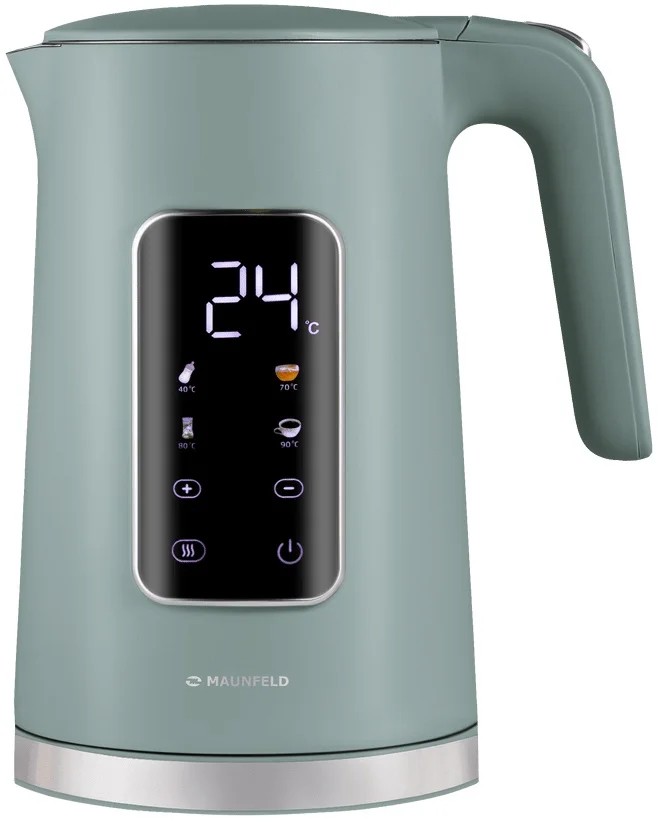 Изображение Электрический чайник MAUNFELD MGK-635DGN (2200 Вт/1,7 л /пластик/зеленый)