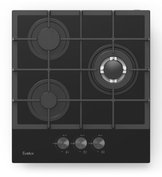 Изображение Варочная панель Evelux HEG 425 BG (черный)
