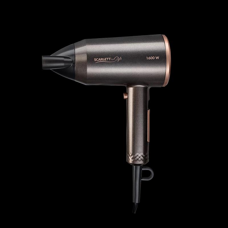 Изображение Фен Scarlett SC-HD70I28 (1600 Вт /бронзовый мокко)