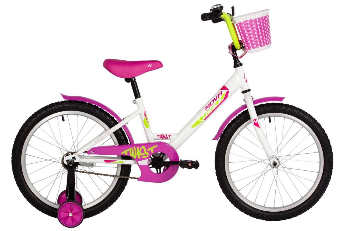 Изображение Велосипед Stels Novatrack Twist 20 (173566) (белый/20 "/)-2025 года 201TWIST.WT5