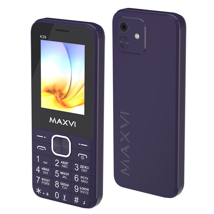 Изображение Мобильный телефон MAXVI K29,фиолетовый