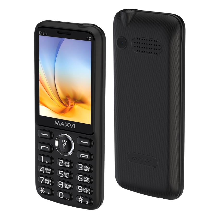 Изображение Мобильный телефон MAXVI K15n 4G,черный