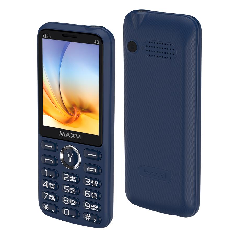 Изображение Мобильный телефон MAXVI K15n 4G,синий
