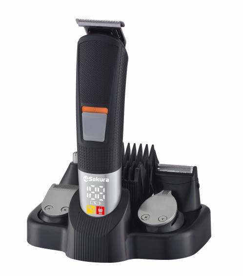 Изображение Набор для стрижки бороды и усов, волос Sakura SA-5184B, черный