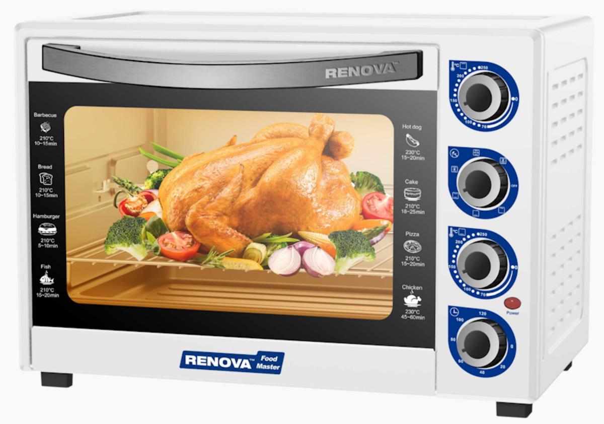 Изображение Электропечь Renova MO-50GFRLTW1 (50 л /2000 Вт /белый)