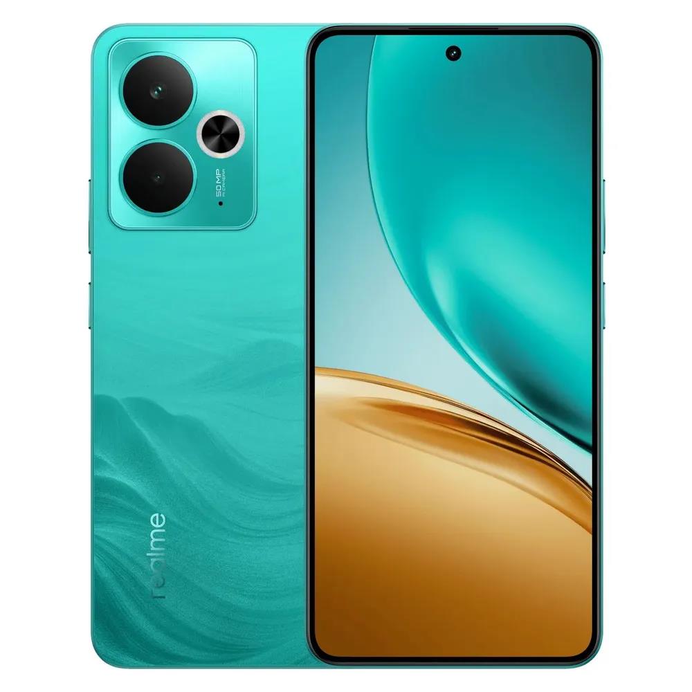 Изображение Смартфон Realme 14T 5G (256 Гб/8 Гб) зеленый