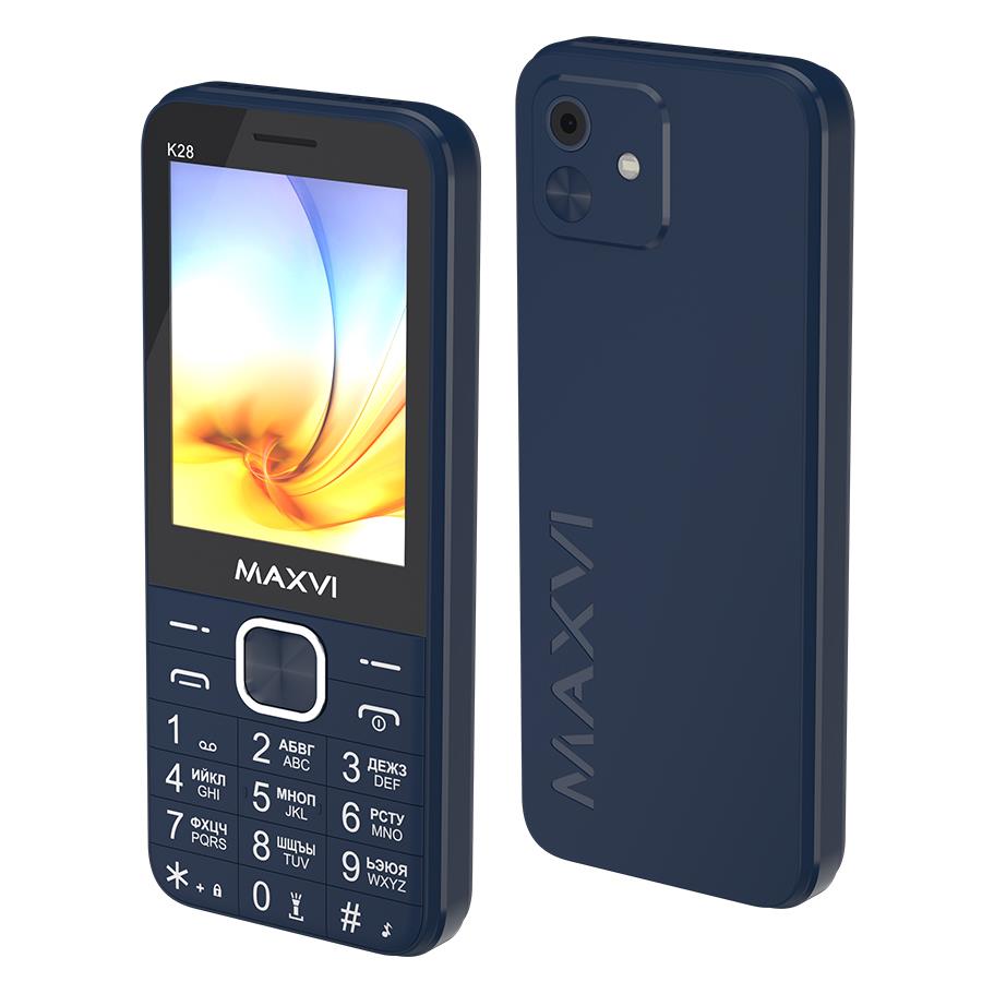 Изображение Мобильный телефон MAXVI K28,синий