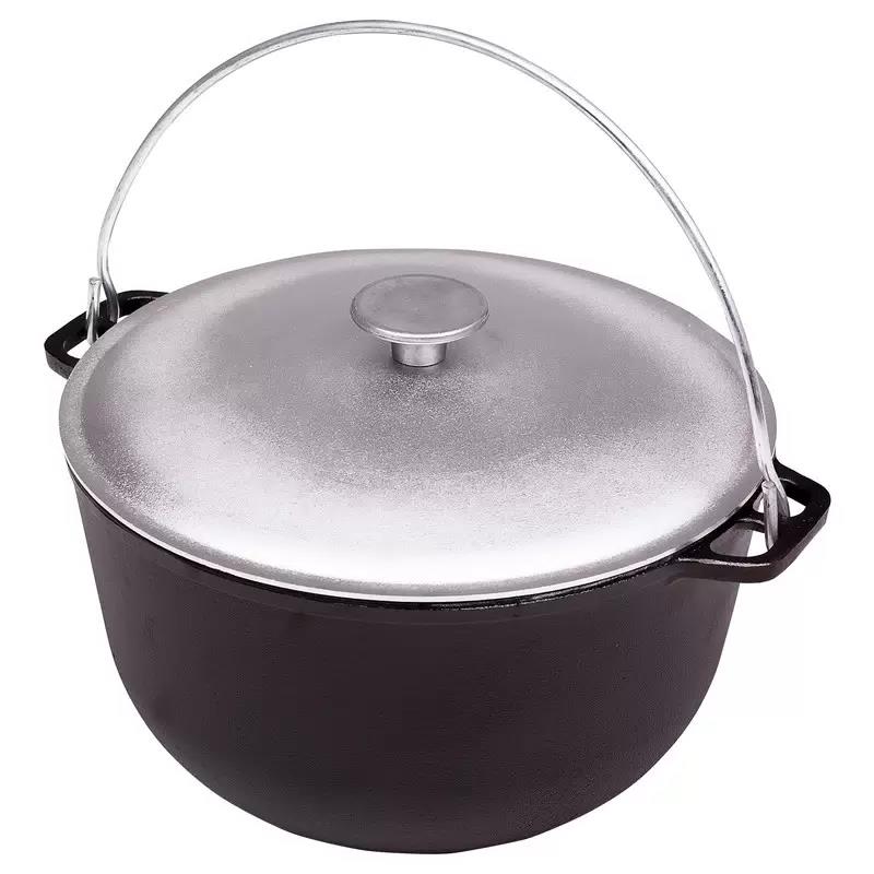 Изображение Казан Гардарика 1510-6 походный чугунный алюм/кр чугун 10 л