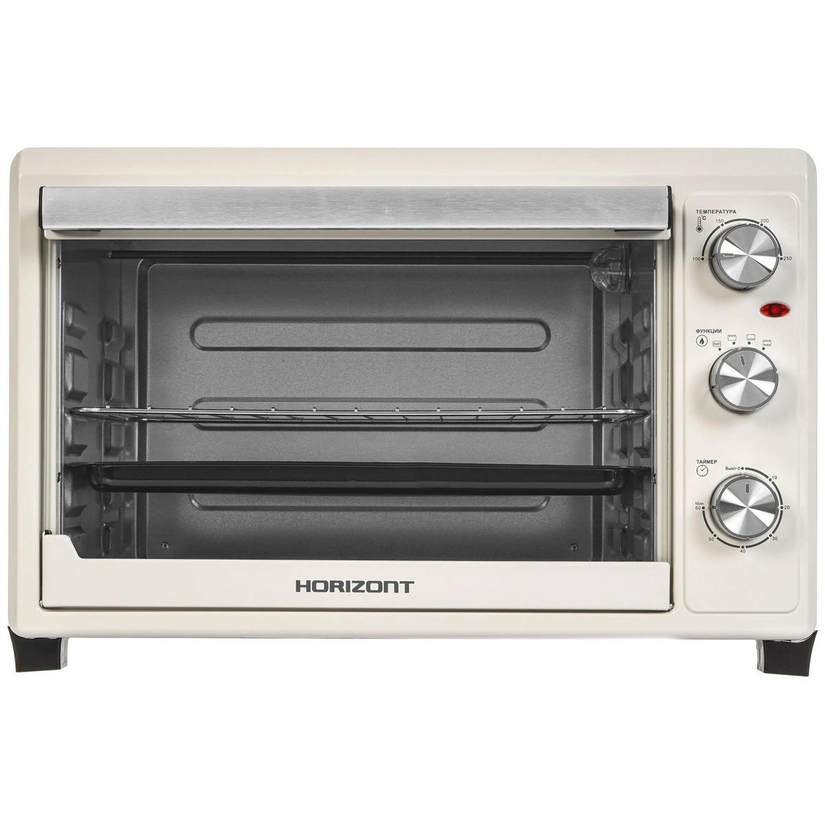 Изображение Электропечь Horizont MO-4501W (45 л /2000 Вт /белый)