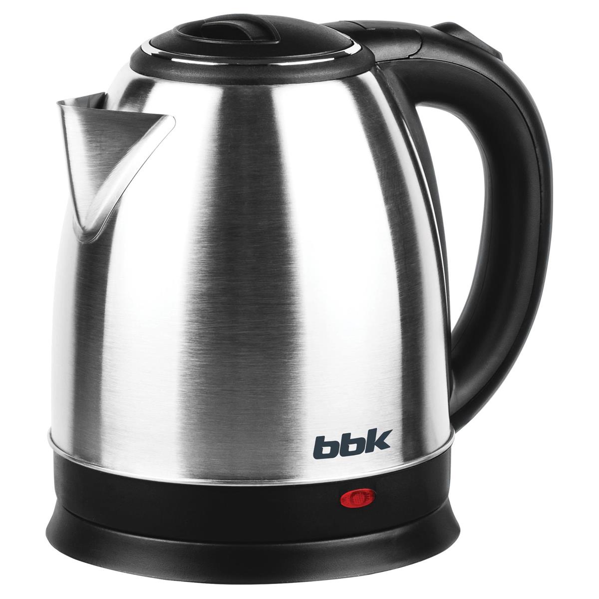 Изображение Электрический чайник BBK EK1503S  (1500 Вт/1,5 л /нержавеющая сталь/черный, нержавеющая сталь)
