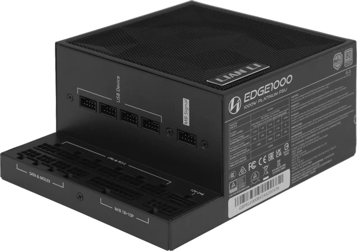 Изображение Блок питания Lian Li EDGE1000 Gen.5 (G9P.EG1000.BE00.RU) (1000 Вт )