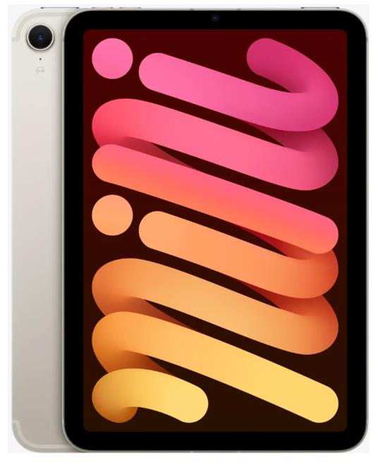 Изображение Планшет Apple iPad mini Wi-Fi + Cellular, 8.3", 512 Гб/8 Гб, GPS, , сияющая звезда (MYHE3ZP/A)