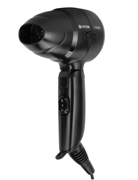 Изображение Компактный фен VITEK VT-8210 (1200 Вт /черный)
