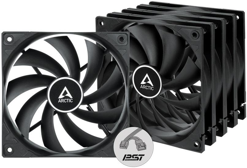 Изображение Вентилятор Arctic F12 PWM PST (1350 об/мин , 120x120x20 мм,4-pin PWM)