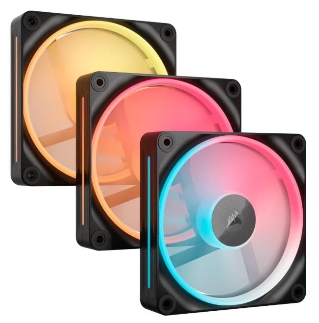 Изображение Вентилятор Corsair iCUE LINK LX120-R RGB (2400 об/мин , 120x120x25 мм,4-pin PWM)