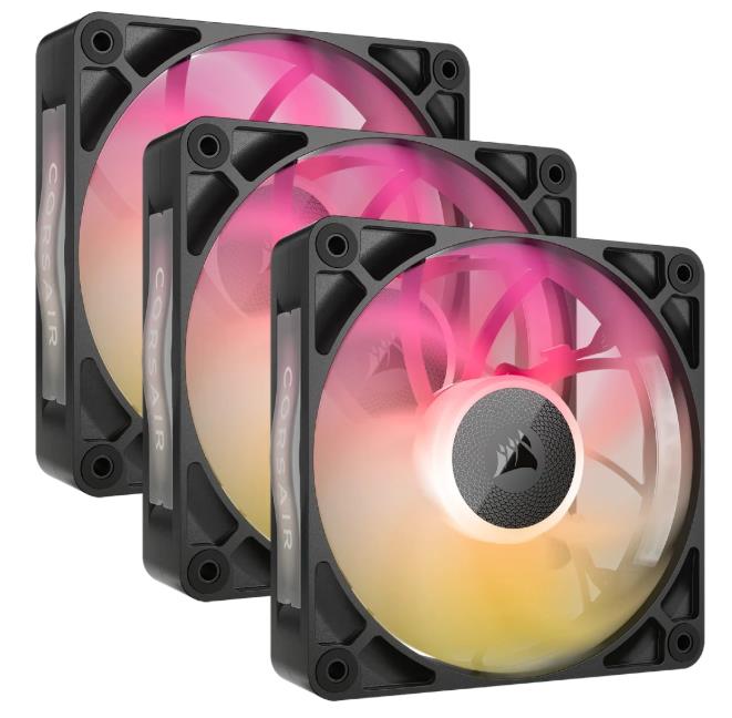Изображение Вентилятор Corsair iCUE LINK RX120 MAX RGB (2000 об/мин , 120x120x25 мм,4-pin PWM)