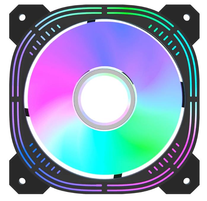 Изображение Вентилятор Formula Nulight 12BK ARPW ARGB (1500 об/мин , 120x120x25 мм,4-pin PWM)