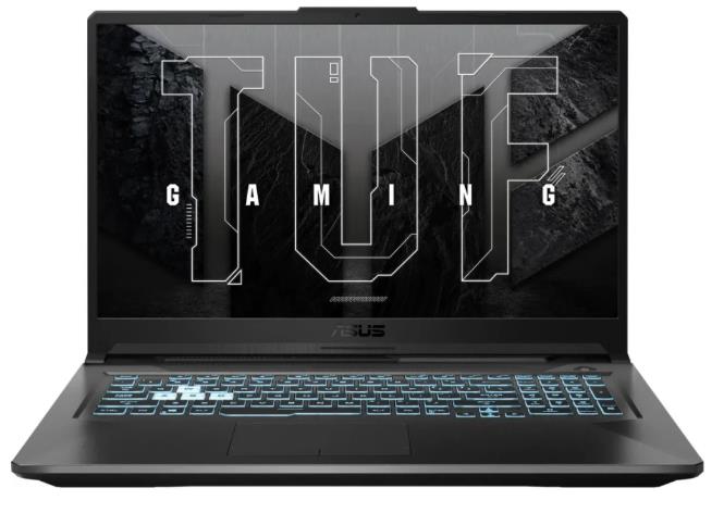 Изображение Ноутбук Asus FA706NF TUF Gaming A17 (AMD 7535HS 3300 МГц/ SSD 512 ГБ  /RAM 16 ГБ/ 17.3" 1920x1080/VGA дискретная/ Без ОС) (90NR0JH5-M00440)