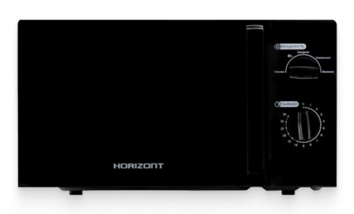Изображение Микроволновая печь Horizont HSM201B (800 Вт  20 л    черный)