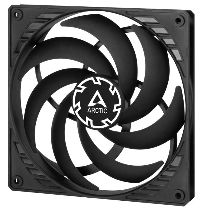 Изображение Вентилятор Arctic P14 Slim PWM PST Black (1800 об/мин , 140x140x16 мм,4-pin PWM)