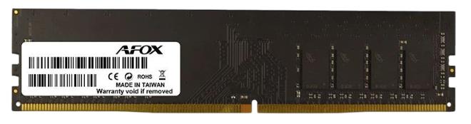 Изображение Оперативная память 8 GB DDR4 AFOX AFLD48FH2P (21300 МБ/с, 2666 МГц, CL19)