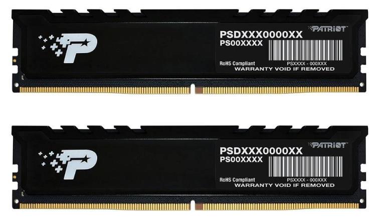 Изображение Оперативная память 2x16 GB DDR5 Patriot Signature Premium (44800 Мб/с, 5600 МГц, CL46)
