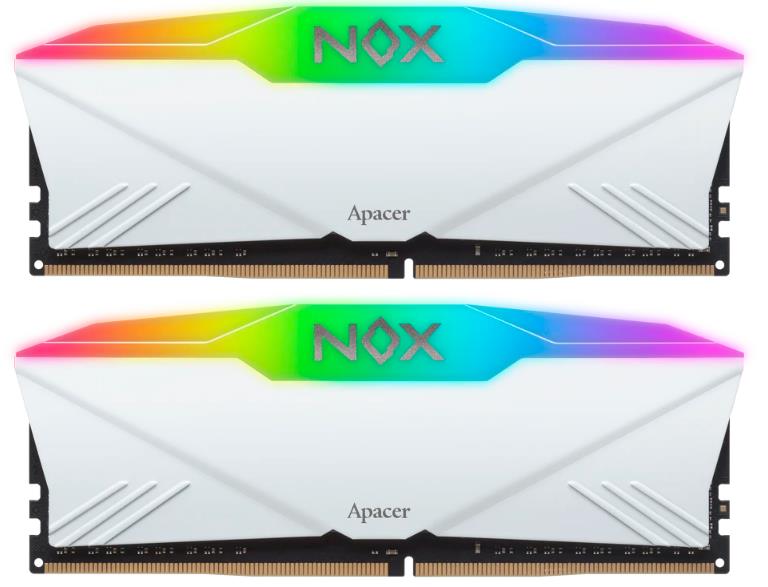 Изображение Оперативная память 2х8 GB DDR4 Apacer NOX RGB (28800 МБ/с, 3600 МГц, CL18)