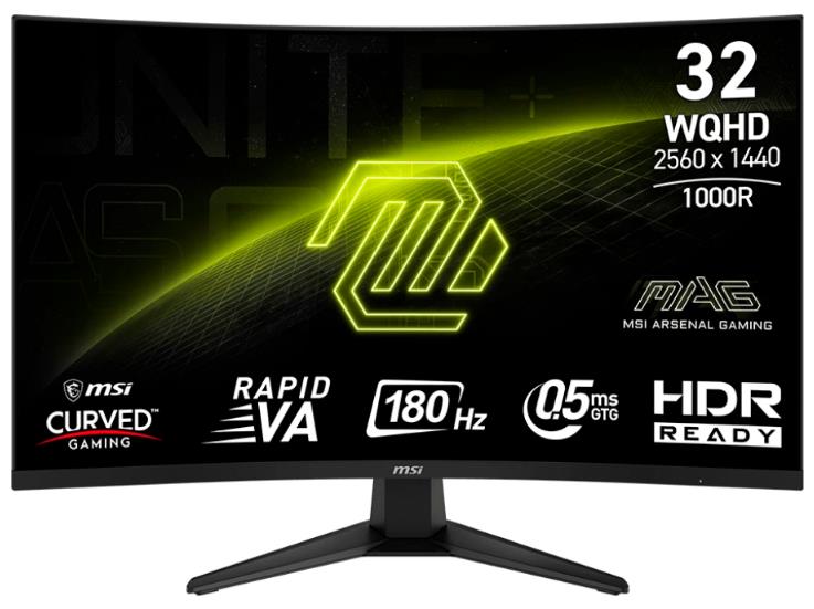 Изображение Монитор MSI MAG 325CQF (31,5 "/2560x1440/TFT *VA)