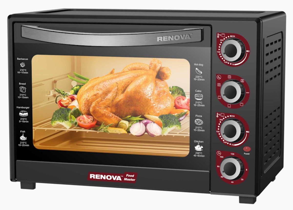 Изображение Электропечь Renova MO-60GFRLTB1 (60 л /2200 Вт /черный)