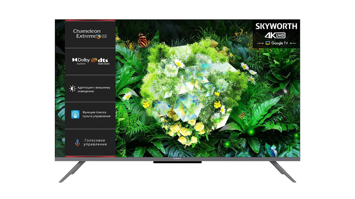 Изображение Телевизор Skyworth 50G66G 50" HDR, 4K Ultra HD Smart TV черный