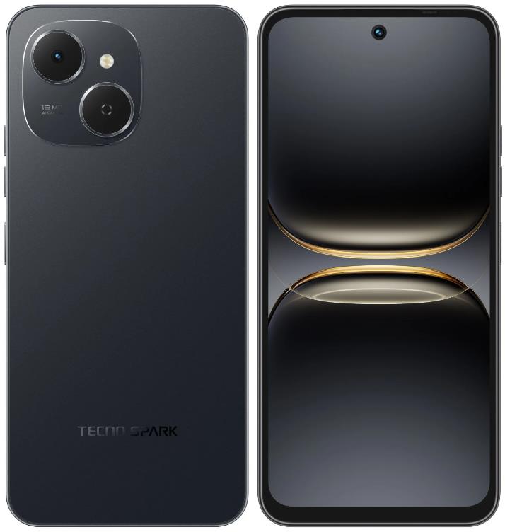 Изображение Смартфон TECNO Spark 40C (128 Гб/8 Гб) черный